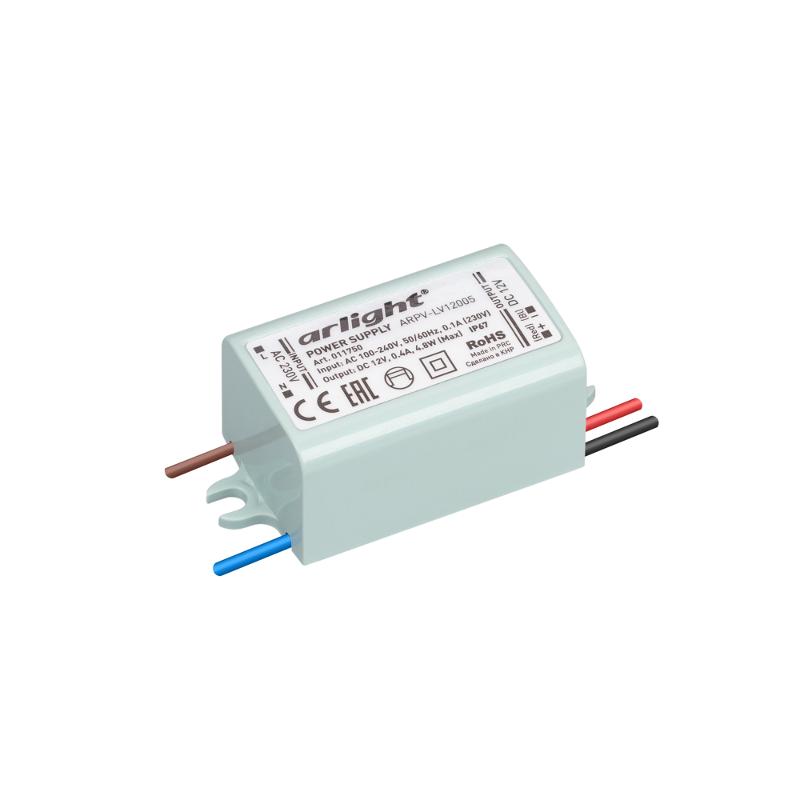 Блок питания ARPV-LV12005 (12V, 0.4A, 5W)