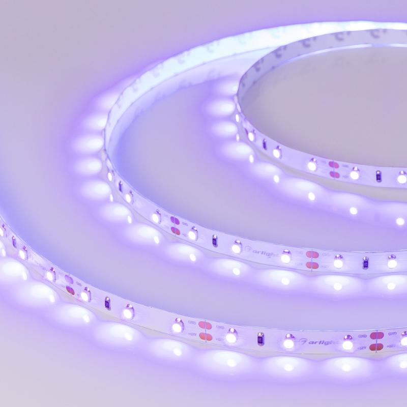 Лента светодиодная RT-A60-8mm 12V UV400 (4.8 W/m, IP20, 2835, 5m) (arlight, Открытый)