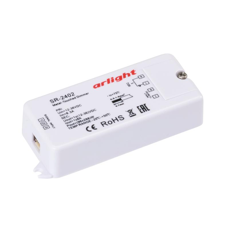 Диммер SR-2402 (12-36V, 96-288W, Metal-Touch)