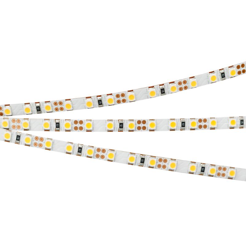 Лента светодиодная RT-A120-5mm 12V Day4000 (9.6 W/m, IP20, 2835, 5m) (arlight, узкая)