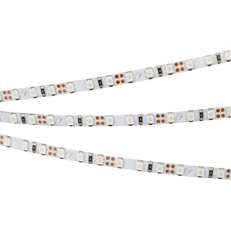 Лента светодиодная RT 2-5000 12V Yellow 5mm 2x (3528, 600 LED, LUX)