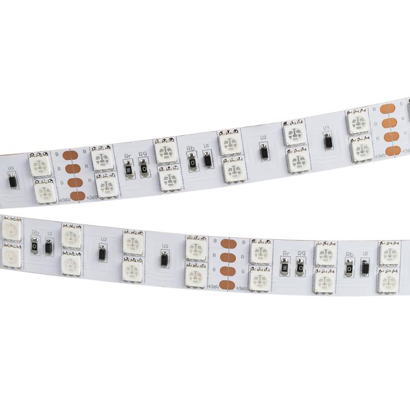 Лента светодиодная RT 2-5000 36V RGB 2X2 (5060, 600 LED, LUX)