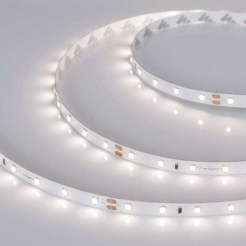 Лента светодиодная RT-A60-8mm 24V Day4000 (4.8 W/m, IP20, 2835, 5m) (arlight, Открытый)