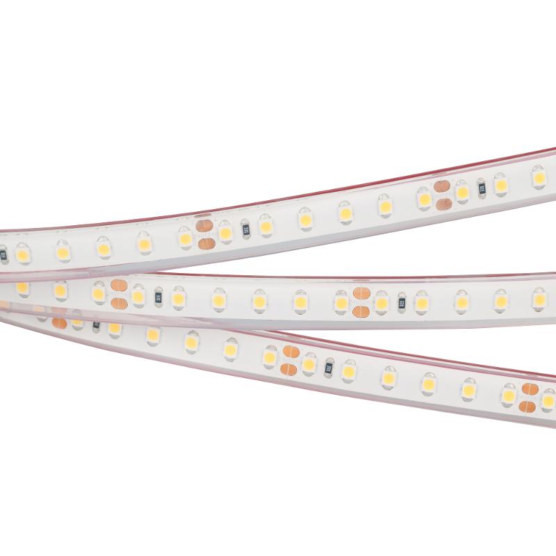 Лента светодиодная RTW 2-5000PGS 24V Cool 2x (3528, 600 LED, LUX) (arlight, 9.6 Вт/м, IP67)