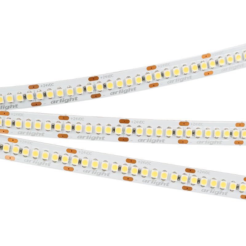 Лента светодиодная RT-A240-10mm 24V White6000 (19.2 W/m, IP20, 3528, 5m) (arlight, Открытый)