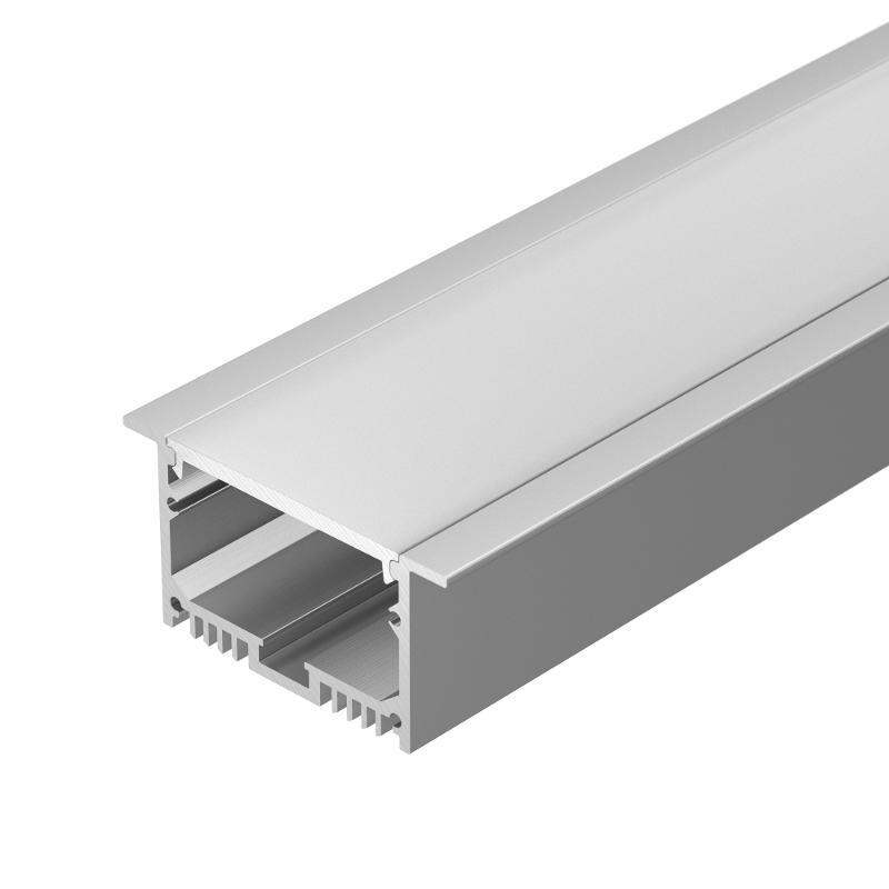 Профиль алюминиевый для светодиодной ленты SL-LINIA62-F-2000 ANOD