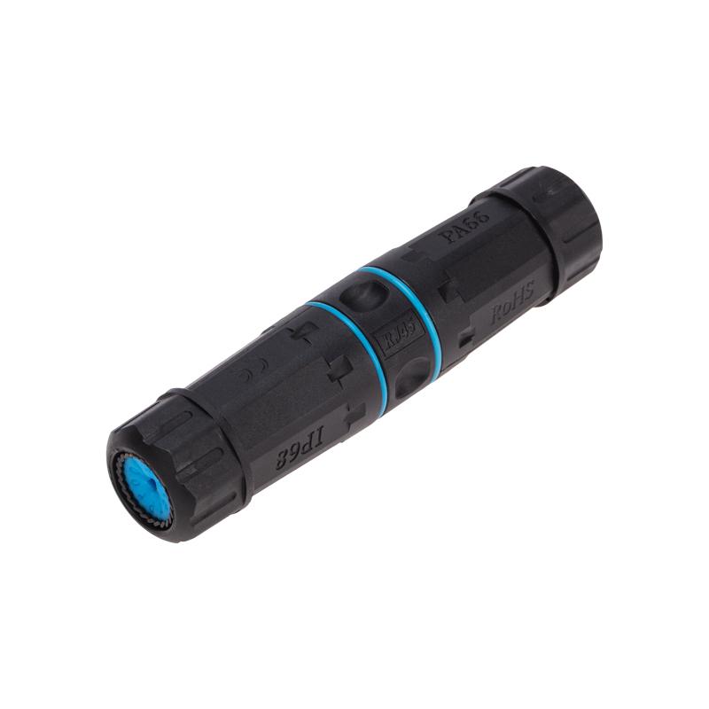 Индустриальный проходной адаптер уличный, RJ-45(8P8C), FTP, CAT 6, IP68 REXANT