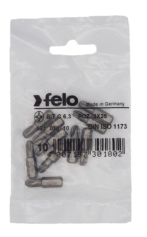 Бита крестовая серия Industrial PZ 3X25, 10 шт