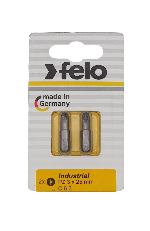 Бита крестовая PZ 3X25, серия Industrial, 2 шт в блистере