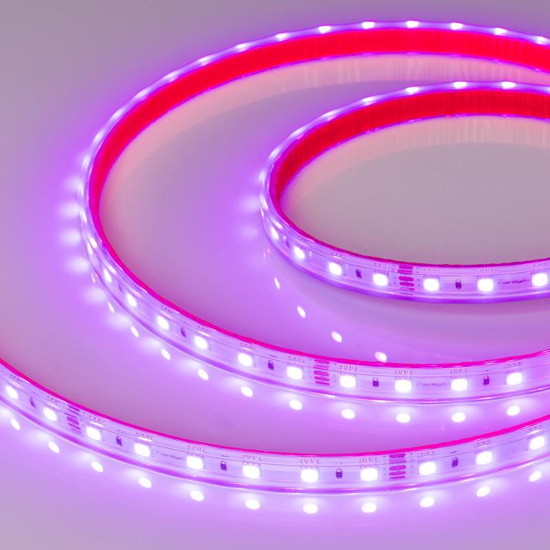 Лента светодиодная герметичная RTW-PS-B60-12mm 24V RGB (14.4 W/m, IP67, 5060, 5m) (arlight, -)