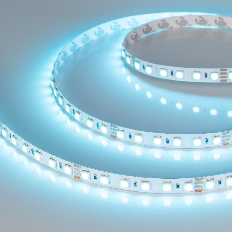 Лента светодиодная RT-B84-10mm 24V RGB (21 W/m, IP20, 5060, 5m) (arlight, Открытый)