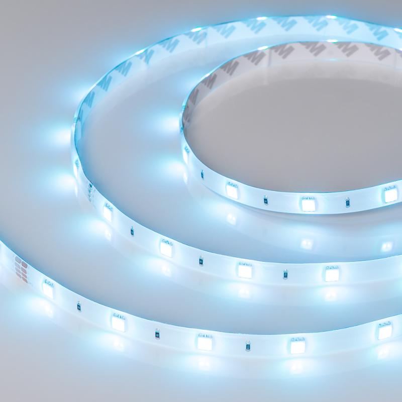 Светодиодная лента герметичная RTW-SE-B30-10mm 24V RGB (7.2 W/m, IP65, 5060, 5m) (Arlight, 7.2 Вт/м, IP65)