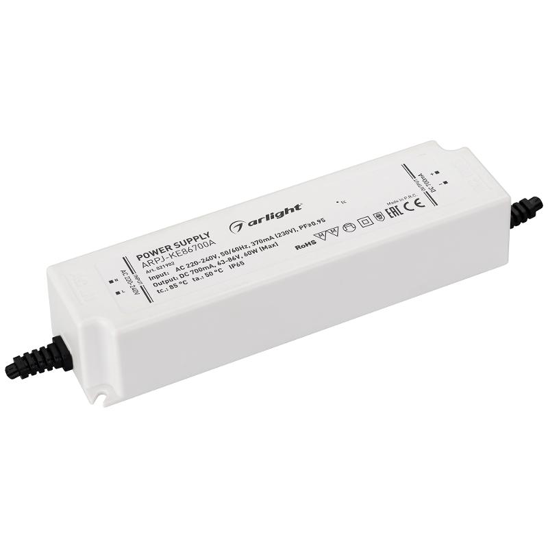 Блок питания ARPJ-KE86700A (60W, 700mA, PFC)