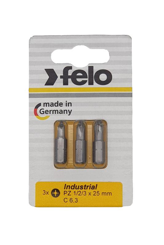 Бита крестовая PZ 1/PZ 2/PZ 3X25, 3 шт в блистере
