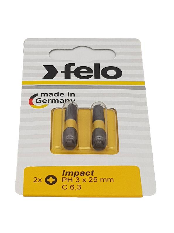 Бита крестовая ударная серия Impact PH 3X25,2 шт