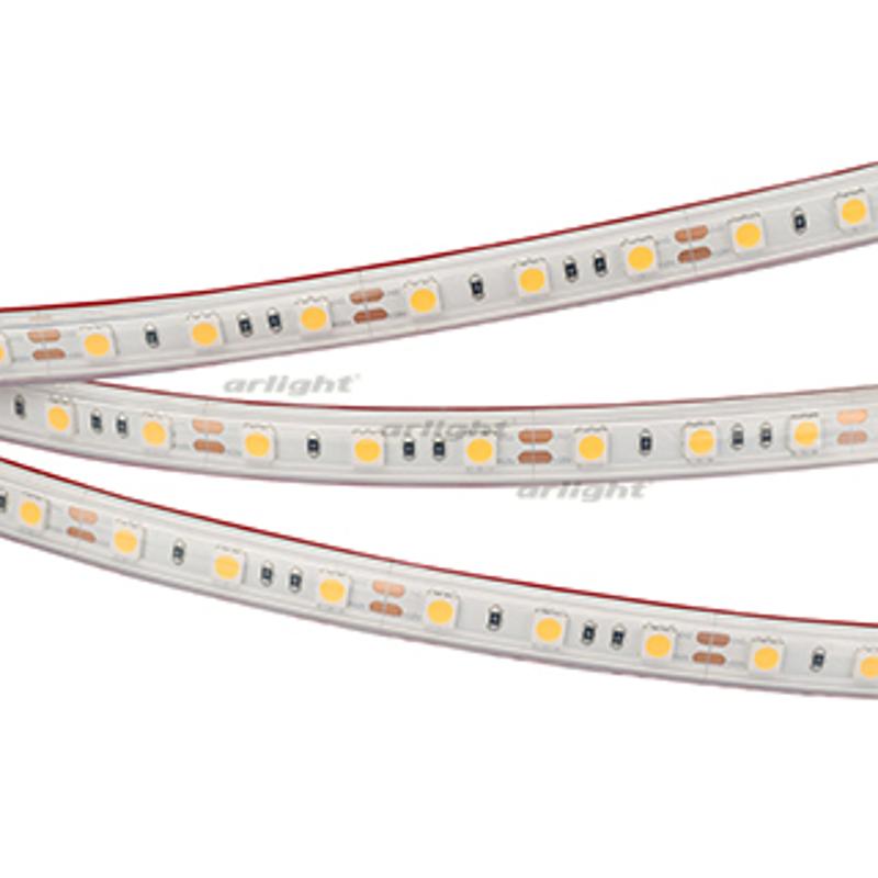 Светодиодная лента RTW 2-5000PS 12V White6000 2x (5060, 300 LED, LUX) (Arlight, 14.4 Вт/м, IP67)