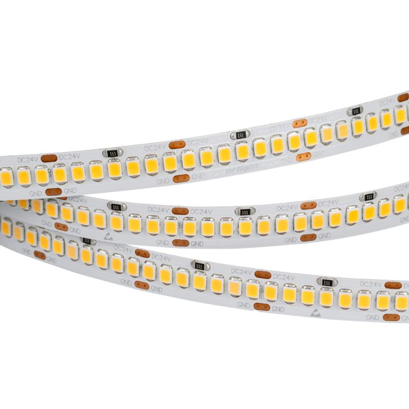 Лента светодиодная RT 2-5000 24V White5500 10mm (2835, 252 LED/m, LUX)