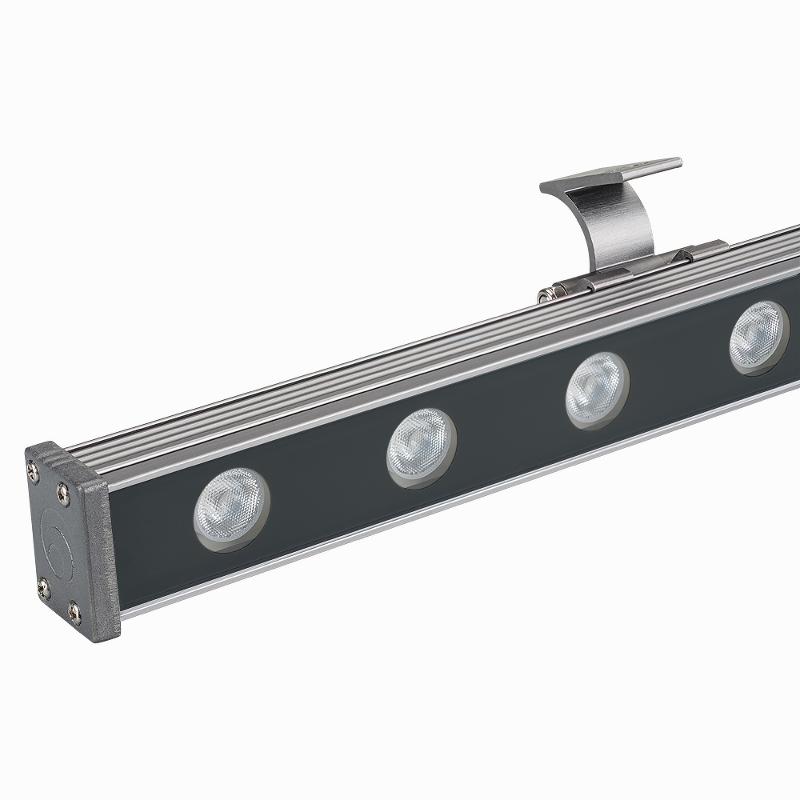 Прожектор светодиодный архитектурный AR-LINE-1000S-18W-24V RGB (Grey, 30 deg, DMX512)