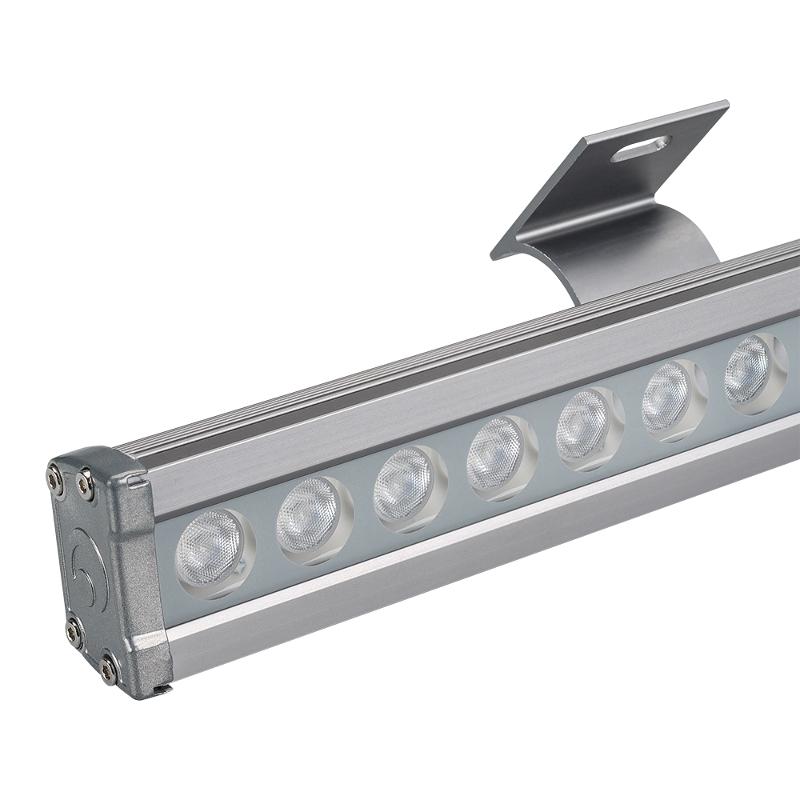 Прожектор светодиодный архитектурный AR-LINE-1000L-36W-24V RGB (Grey, 30 deg, DMX512)
