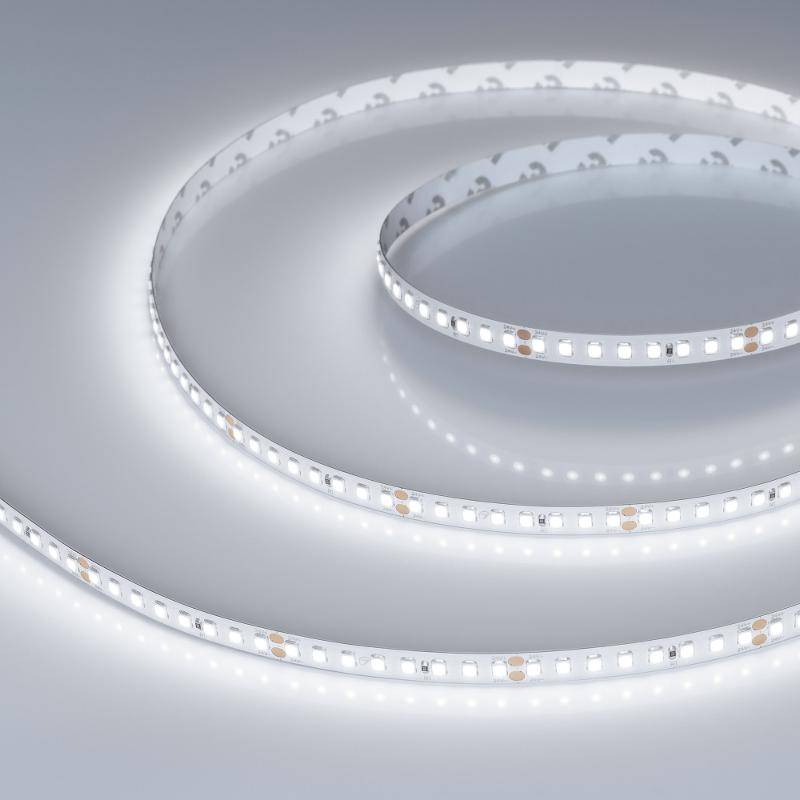Лента светодиодная RT-A160-8mm 24V White6000 (12 W/m, IP20, 2835, 5m) (arlight, высок.эфф.150 лм/Вт)