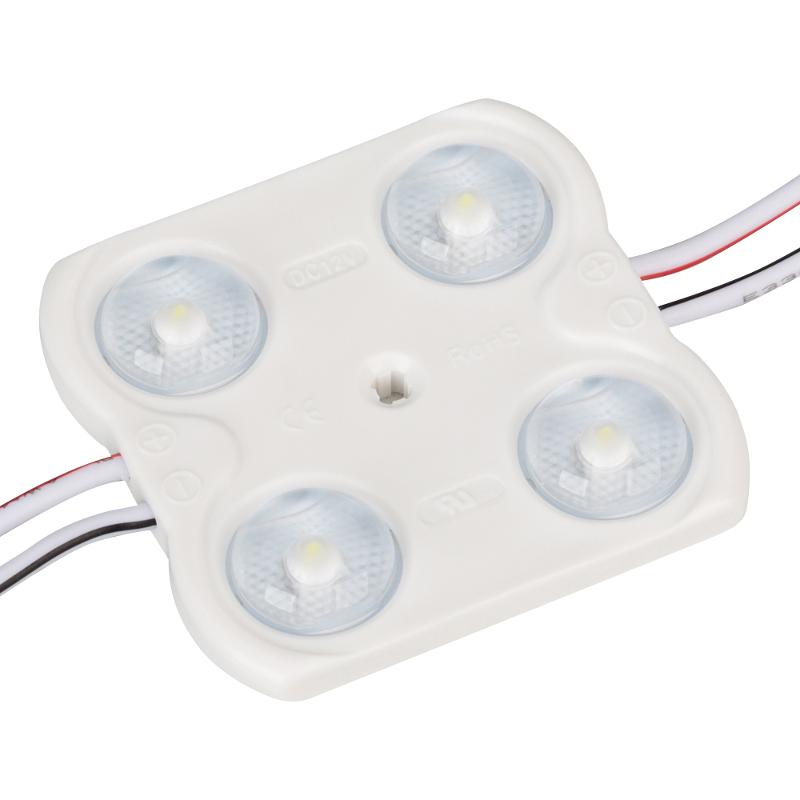 Модуль герметичный CRAFT-2835-4-12V White 170deg (45x43mm, 1.6W, IP67)