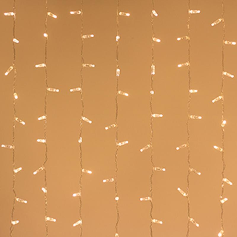 Светодиодная гирлянда ARD-CURTAIN-CLASSIC-2000x3000-CLEAR-760LED Warm (230V, 60W)