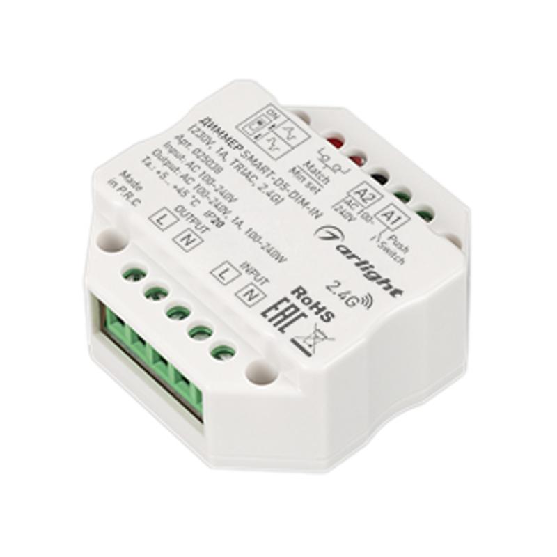 Диммер SMART-D5-DIM (100-240V, 1A, TRIAC, 2.4G)