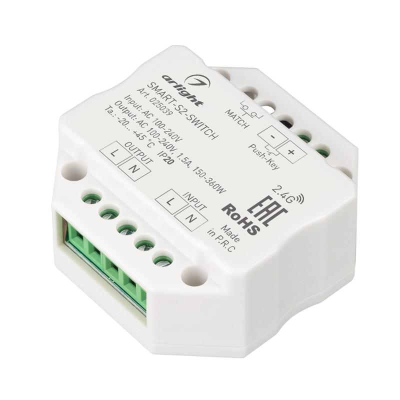 Выключатель SMART-SWITCH (230V, 1.5A, 2.4G)