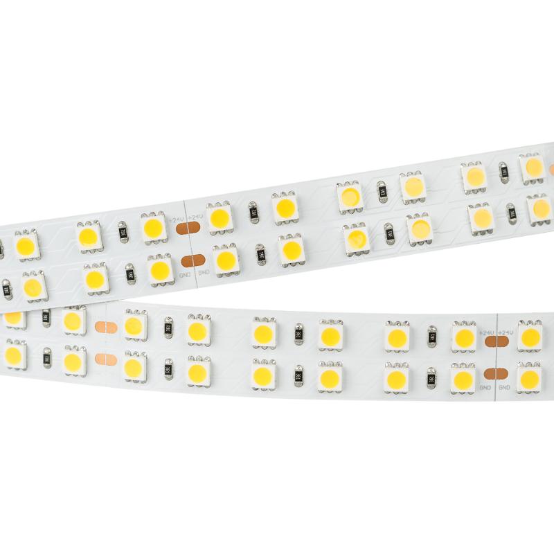 Лента светодиодная RT-B144-19mm 24V White6000 (34.4 W/m, IP20, 5060, 5m) (arlight, Открытый)