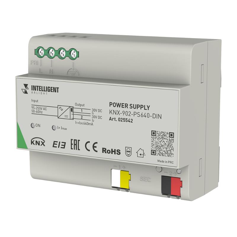 Блок питания шины KNX-902-PS640-DIN (230V, 640mA) INTELLIGENT ARLIGHT