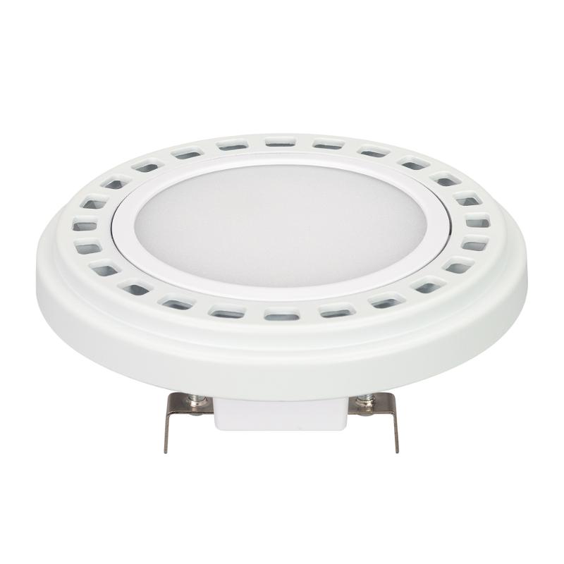 Лампа светодиодная AR111-UNIT-G53-12W- Day4000 (WH, 120 deg, 12V) (ARL, Металл) 12Вт 4000К 12В корпус белый