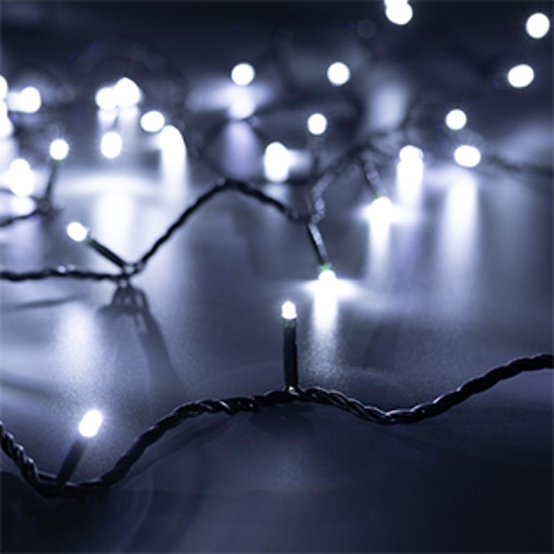 Светодиодная гирлянда ARD-STRING-HOME-5000-GREEN-50LED-FLASH WHITE (230V, 3.5W)