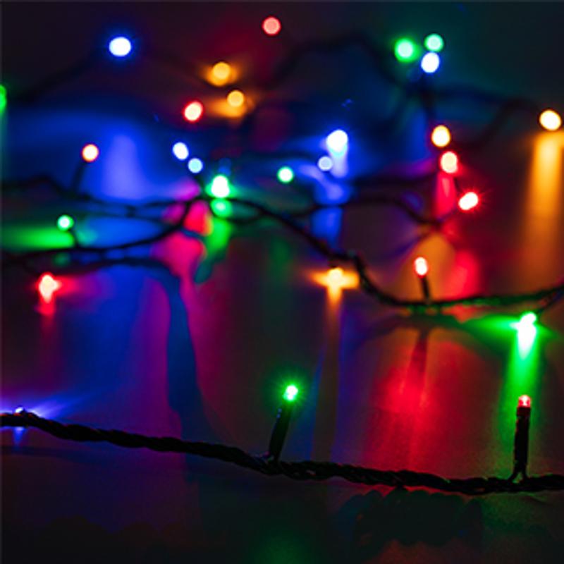 Светодиодная гирлянда ARD-STRING-HOME-5000-GREEN-50LED-LIVE RGB (230V, 3.5W)