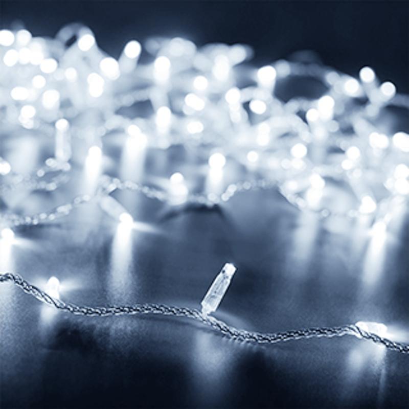 Светодиодная гирлянда ARD-STRING-CLASSIC-10000-CLEAR-100LED-STD WHITE (230V, 7W)