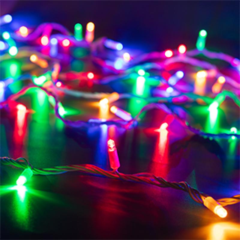Светодиодная гирлянда ARD-STRING-CLASSIC-10000-WHITE-100LED-LIVE RGB (230V, 7W)