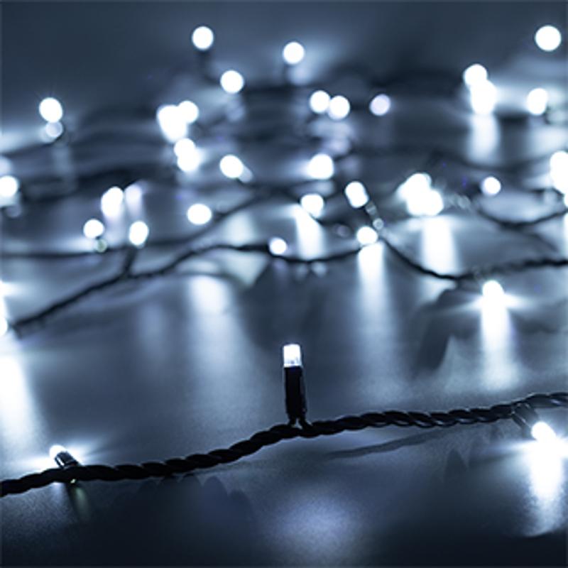 Светодиодная гирлянда ARD-STRING-PRO-10000-BLACK-100LED-FLASH WHITE (230V, 7W)