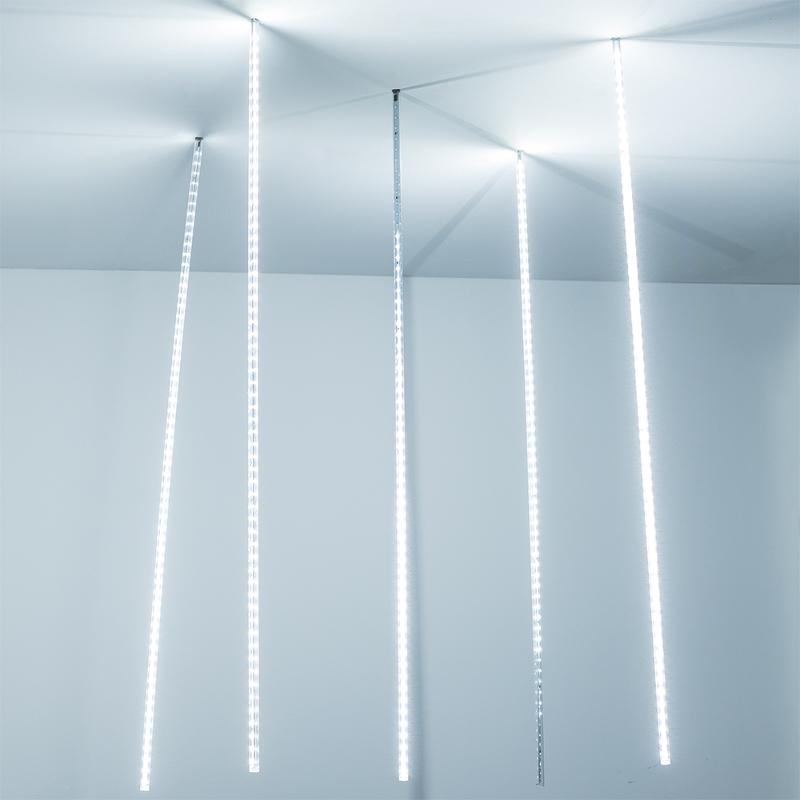 Светодиодная гирлянда ARD-ICEFALL-CLASSIC-D12-1000-5PCS-CLEAR-120LED-LIVE WHITE (230V, 11W)