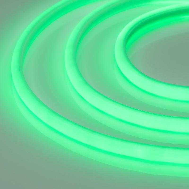Лента светодиодная RTW-5000PWT 24V Green 13mm (2835, 180 LED/m, High Temp)