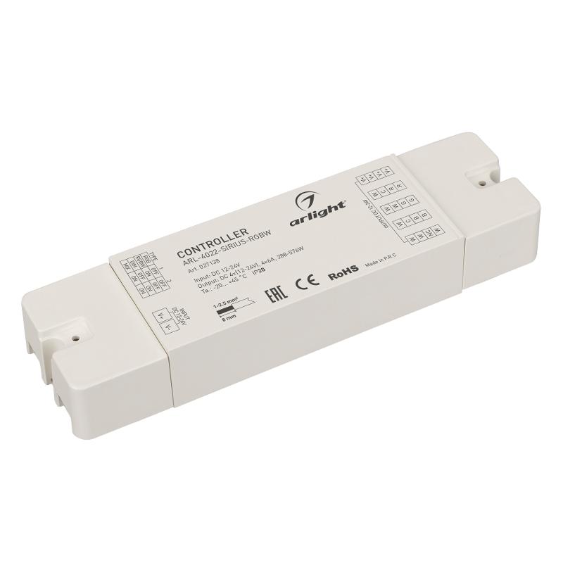 Контроллер ARL-4022-SIRIUS-RGBW (12-24V, 4x6A, RF)