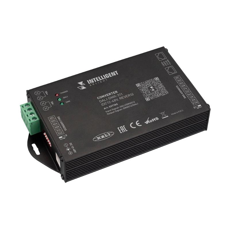 INTELLIGENT ARLIGHT Конвертер DALI-DMX-311(DC12-48V, REVERS)