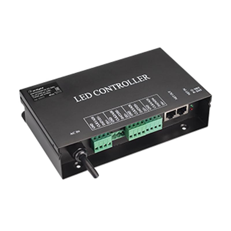 Контроллер HX-SPI-DMX-SL-4P (4096 pix, 220V, TCP/IP, add, ArtNet)