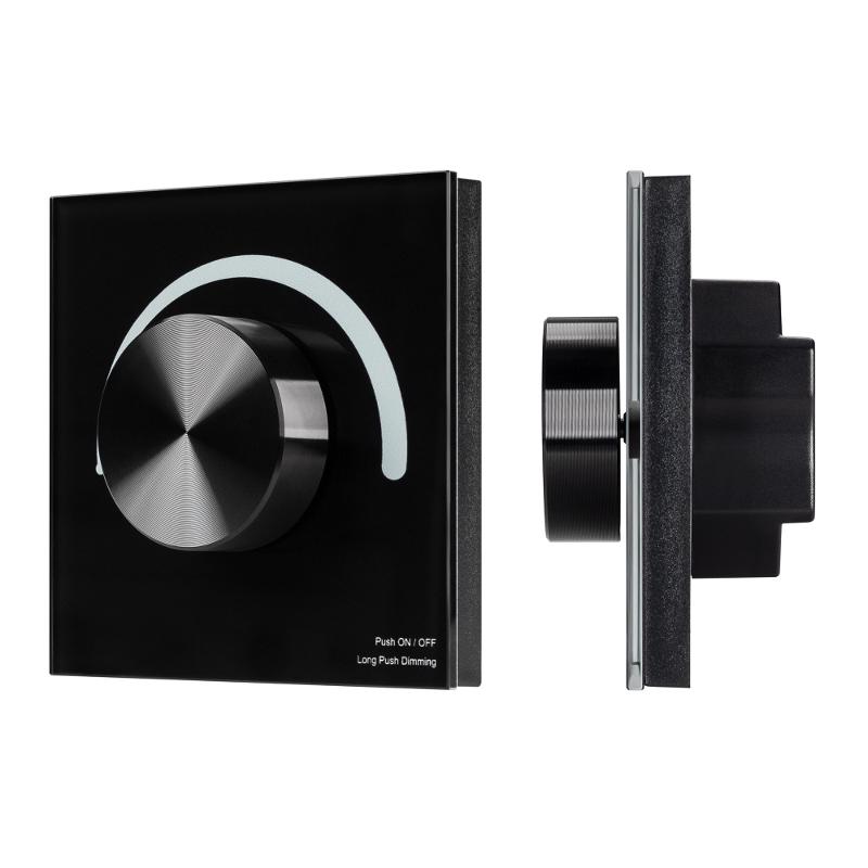 Панель Rotary SMART-P39-DIM Black (100-240V, 1.2A, TRIAC)