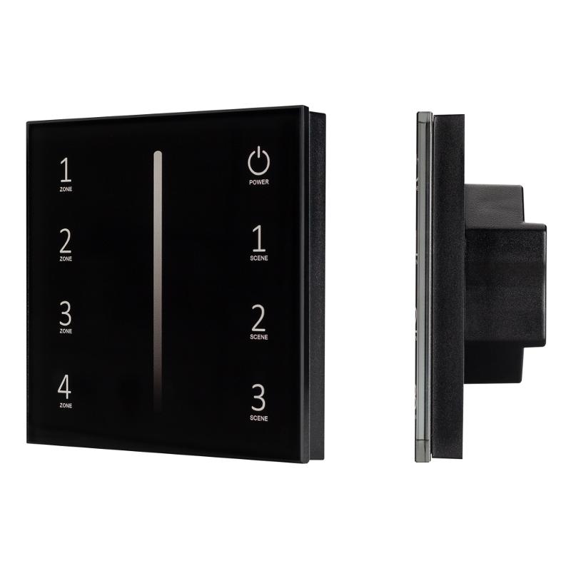 Панель Sens SMART-P41-DIM Black (230V, 0/1-10V)