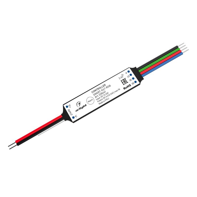 Контроллер SMART-K47-RGB (12-24V, 3x1A, 2.4G)
