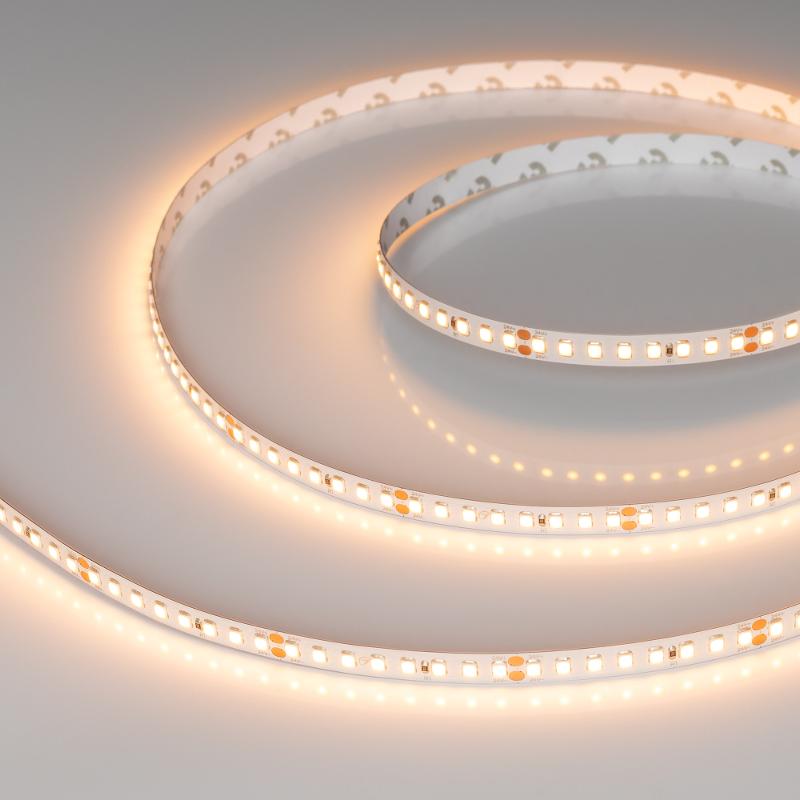 Светодиодная лента RT-A160-8mm 24V Warm2400 (12 W/m, IP20, 2835, 5m) (Arlight, высок.эфф.150 лм/Вт)