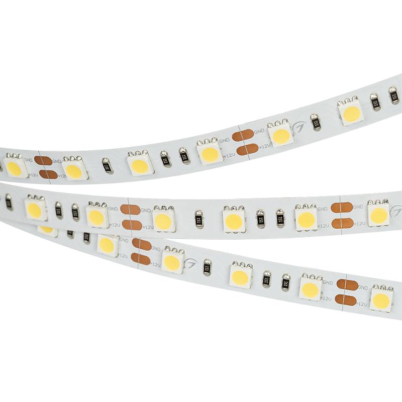 Лента светодиодная RT 2-5000 12V Warm3000 2x (5060, 300 LED, LUX) (arlight, 14.4 Вт/м, IP20)