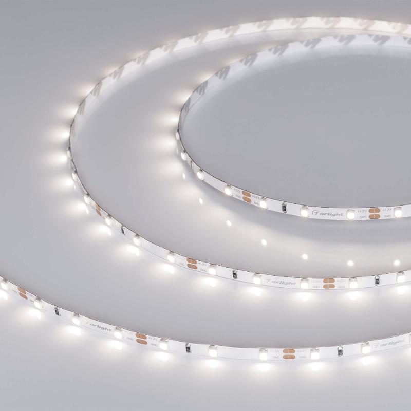 Лента светодиодная RT 2-5000 12V Day4000 5mm (3528, 300 LED, LUX) (arlight, 4.8 Вт/м, IP20)