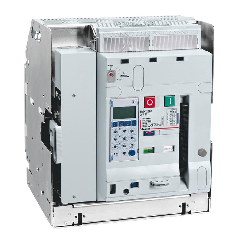 Воздушный автоматический выключатель DMX3 - N 2500 - LCu 50 кА - выкатное исполнение - 3П - 2000 A