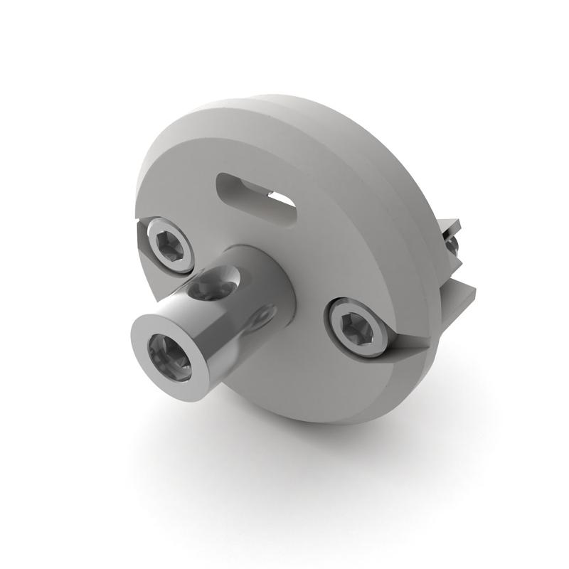 Заглушка ROUND-D30-DUAL с втулкой и отверстием