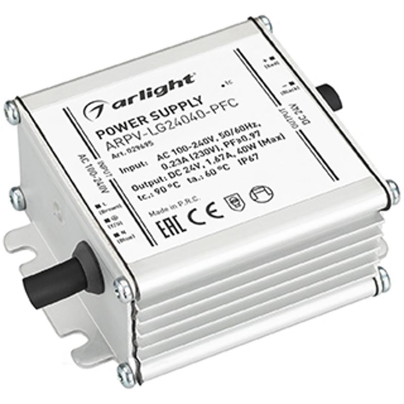 Блок питания ARPV-LG24040-PFC (24V, 1.67A, 40W)